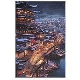 Japan Style -Puzzle, 1000 Teile,Holzpuzzle Für Erwachsene Kinder, Lustiges Spielzeug, Denkspiel,...