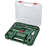 Bosch Universal Werkzeug-Set, 17-teilig (vielseitiger Werkzeugkoffer, bestückt, hochwertig,...