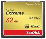 SanDisk Extreme CompactFlash Speicherkarte 32 GB (Für DSLR-Kameras, UDMA7, Schreiben mit 85 MB/s,...