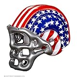 W WIDMANN MILANO Party Fashion 04868 - Aufblasbarer Footballhelm, Stars and Stripes, USA, American...