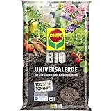 COMPO BIO Universal-Erde für Zimmerpflanzen, Ideal auch als Gemüseerde, für Obst und als...