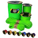 EdcX Paracord 4 mm, 35+ Volltonfarben (10 m, 15 m, 30 m, 50 m, 100 m, 300 m) | Ideal zum Basteln,...