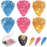 15 Pack rutschfeste Gitarrenplektren, 3 verschiedene bunte Celluloid-Gitarrenplektren, 0.46 0.71...