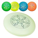 Indy - Dirty DISC (175 g) (Glow) Frisbee, Professionelle Frisbeescheibe, Wurfscheibe, Fliegende...