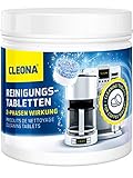 Reinigungstabletten für Kaffeevollautomat 2-Phasen 30 Stück a 3.5g - kompatibel mit allen...