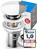 FEINER® Universal Waschbecken Ablaufgarnitur für Waschbecken & Waschtische aller Art, MIT und OHNE...