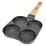 GiPP Spiegeleipfanne, 4-Loch Omlettenpfanne, Granit-Antihaftbeschichtung, PFOS/PFOA-Frei Eierpfanne...