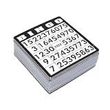 Kyto Bingo Karten Set 500 Stück | 500 Verschiedene Karten großes 500er Set Bingo Karten aus Papier...