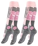 STARK SOUL Damen 4129_a Socken, Rosa/Grau, 39-42 EU