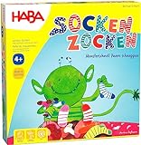 HABA Socken zocken – Schnelles Reaktionsspiel für Kinder ab 4 Jahren – Lustiges Suchspiel für...