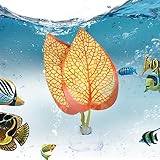 Betta Fischblatt, Aquarium PlasticPlant Dekorationen Zubehör, Bettas Gesundheit durch Simulieren...