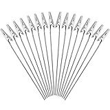 CYH 50 Stück Metalldraht Krokodilklemmen, Karte Hinweis Foto Memo Clip Halter Ständer, für...