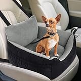 Otauoaea Hundesitz Auto Kleine Hunde bis 12 kg | Stabile Hunde Autositz mit 2 Sicherheitsgurten |...