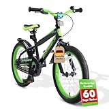 BIKESTAR Kinderfahrrad 18 Zoll für Mädchen und Jungen ab 5 Jahre | Kinderrad Urban Jungle |...