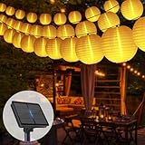 SonPen Solar Lichterkette Lampions Aussen Mit Upgrade Solarpanel,11M 30 LED Lichterkette Außen...