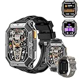stahlgearwatch Thorwatch 2.0 Robuste Smartwatch mit großem 2,13'' Display,70+ Sportmodi,...