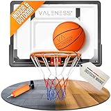 VALENESS® Basketballkorb Indoor/Outdoor - Stabiler Basketballkorb Indoor und Outdoor zur...