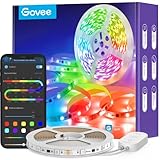 Govee LED Strip, RGBIC LED Streifen 5m, Musik Sync, Segmentcontrol, Farbwechsel, 64 Szenenmodus,...