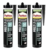 Montagekleber Weiß Multi 3-3in1 Baukleber - Kleben, Dichten, Füllen - Starker Kraftkleber für...