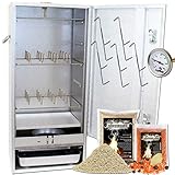 Angel-Berger Premium Räucherofen hochwertiger Räucherschrank mit viel Räucherzubehör Smoker...