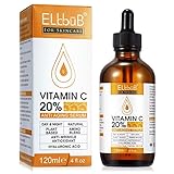 Vitamin C Serum mit Hyaluronsäure für Gesicht & Hyaluron - Gesichts serum Vitamin C Vegan...