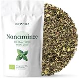 Nana Minze Tee Bio 100g | Krauseminze Spearmint marrokkanische Minze Tee | Mentha spicata REPLANTEA