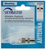 Skymaster AKM Antennen/Kupplung/Stecker Metall Set schwarz