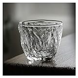 KIZQYN Wassergläser 6,7 Unzen (ca. 200 ml) Kristall Whisky-Glas, Geeignet for Scotch Whisky,...