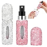 2 Stück 5ml Diamant Parfümzerstäuber, Kleine Parfüm Abfüller, Parfümzerstäuber Nachfüllbar,...