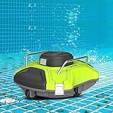 DEHIWI Poolroboter Akku für 120 Mins,Schnurloser Vollautomatisch Poolreiniger Poolsauger Roboter...
