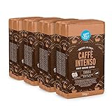 Amazon-Marke: Happy Belly Gemahlener Kaffee Caffè Intenso, 1 kg (4 x 250 g) – Rainforest...