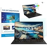 HaruYo 2 Stück 17.3 Zoll Laptop Displayschutzfolie Bildschirmschutz, Anti-Blaulichtfilter Matt...
