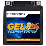Electronicx, GEL, Motorrad batterie YTX7L-BS - 12V 7Ah 120A – wartungsfreie, kompakte,...