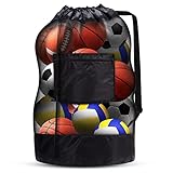 DoGeek Ballnetz für 10-14 Bälle Balltasche Fussball,Volleyball und Basketball Ballsack Ballnetz...