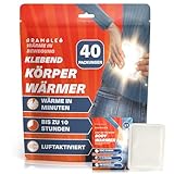 BRAMBLE 40 Wärmepflaster Rücken, Nacken, Hals, Schultern - Wärmepads, Rückenwärmer -...