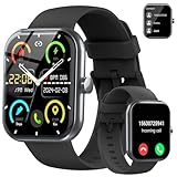 Smartwatch Herren Damen mit Telefonfunktion, 1.91' Fitnessuhr Damen, 100+Sportmodi IP68 Wasserdicht...