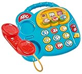 Simba 104010016 - ABC buntes Telefon, Babyspielzeug, Drehbilderdisplay, Melodie, Spieltelefon,...