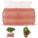 Fouvin Schneckenschutz Kupfernetz, 12.7cm x 15m Kupferband Gegen Schnecken, Schneckenzaun...