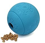 Voyage Hundespielzeug Ball Naturkautschuk | Robuster Natur-Gummi Hundeball, ø 7cm mit...