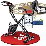 Sportstech X150 Heimtrainer Fahrrad - Klappbar 3in1 Hometrainer Fahrrad Liegeergometer mit Power...