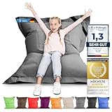 LAZY BAG Riesen-Sitzsack XL 160x125 cm mit 300 Liter | Sitzkissen 2-in-1 für Kinder & Erwachsene |...