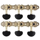 LIFKOME Klassische Gitarren stimmwirbel Vintage Design Präzise Tuning Keys für Akustische Gitarre...