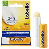 LABELLO Sun ProtectProtection LSF 50 (1 x 5,5 ml), Lippen-Stick, UVA/UVB Schutz & 24h Hydratation,...