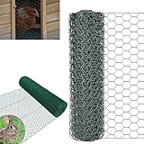 Sechskantgeflecht 25m - 50cm hoch - Gartenzaun Maschendraht - Maschenweite 25mm Drahtgitter Zaun -...