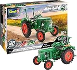 Revell easy-click 07821 Deutz D30, Traktormodell, 1:24/13,1cm Modellbausatz für Einsteiger mit dem...