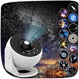 Galaxy Projektor, 13 in 1 Home Planetarium Star Light Projektor für Schlafzimmer 360° rotierenden...