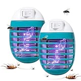 Buug Zapper Indoor – Leistungsstarke Mückenlampe mit LED-Licht | Cather Fly Catcher mit hoher...