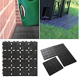 rg-vertrieb Gartenplatten Bodenplatten Fliese Terrassenfliesen Balkonfliese 40x40x2 cm Komposter...