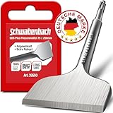 SCHWABENBACH ® Fliesenmeißel abgewinkelt 75 x 250mm SDS Plus - Fliesen entfernen Werkzeug - Ideal...