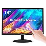 Insykktrkig Touchscreen Monitor 19 Zoll FHD 1440x900 60Hz Multi-Touch Bildschirm Monitor PC 16:10...